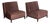 Pair of French Christian Liaigre "Latin" Slipper Chairs For Sale