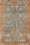 Botanical Design Persian Malayer Antique Rug in Blue, Rust, and Orange Tones For Sale - Image 4 of 12