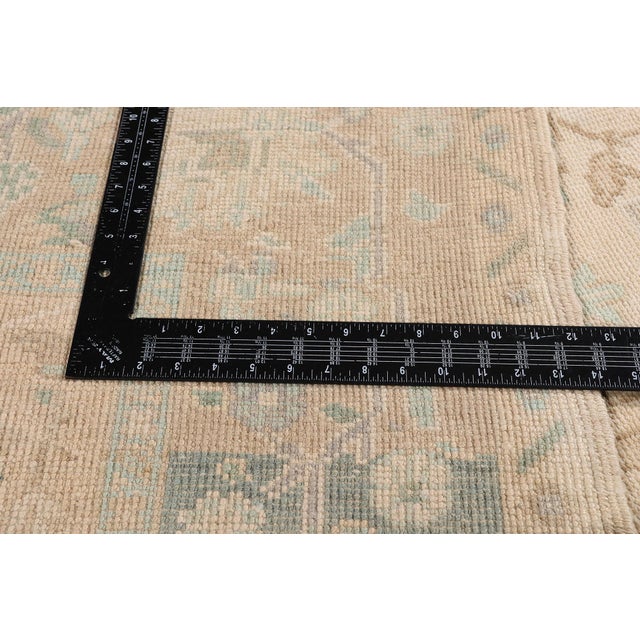Textile Vintage Turkish Oushak Rug, 06'02 X 09'10 For Sale - Image 7 of 10