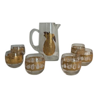 1960s Mid Century Modern Culver Ltd., Cocktail Set For Sale