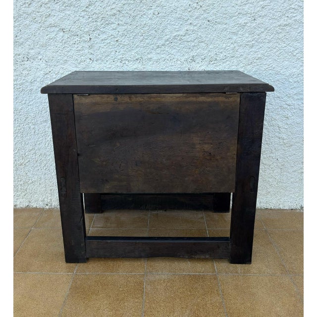 Spanish Renaissance Revival Carved Oak Chest with Lift Top, 1920s For Sale - Image 15 of 17