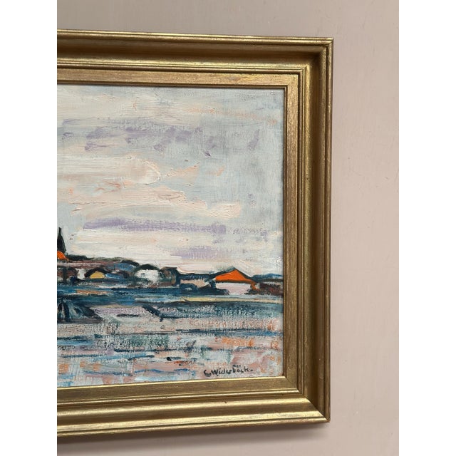 Gusten Widerbäck, Uppsala, 1965, Oil Painting on Panel, Framed For Sale - Image 11 of 18