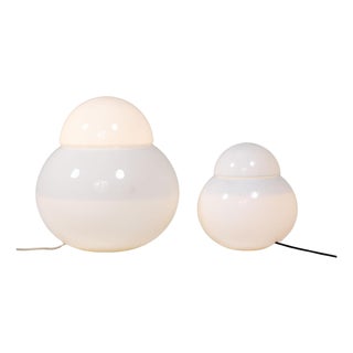 1960s ‘Daruma’ Table Lamps by Sergio Asti for Fontana Arte, Italy - a Pair For Sale