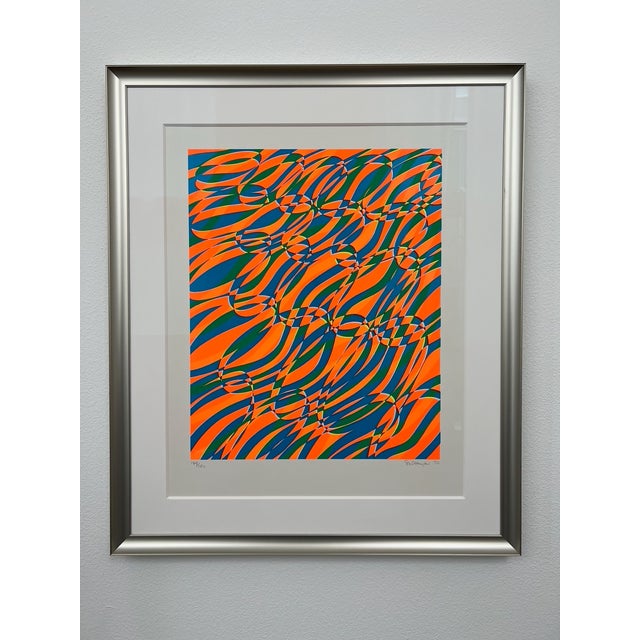 1970 Stanley William Hayter Aquarius Suite Set of 4 Framed Screenprints For Sale - Image 11 of 13