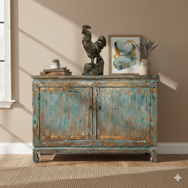 Vintage Brass Color Metal Rustic Fengshui Tilted Upward Rooster Figure For Sale In San Francisco - Image 6 of 10