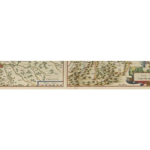 17th Century Antique Blaeu Map of the Bordelais, 1642 For Sale - Image 5 of 12