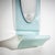 Mid-Century Modern Wall Mirror With Console in Blue Glass, Italy, Mid-20th Century For Sale - Image 3 of 7