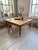 Wood Large Oak Square Conference Farm Table, 1950s For Sale - Image 7 of 18