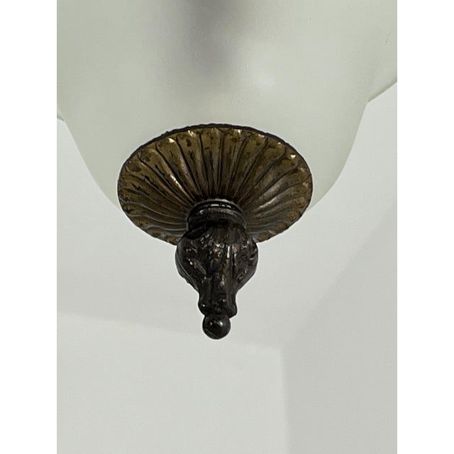 Mid-Century 2-Light Pendant Lamps in the style of Luigi Caccia Dominioni, 1960s, Set of 2 For Sale - Image 12 of 13