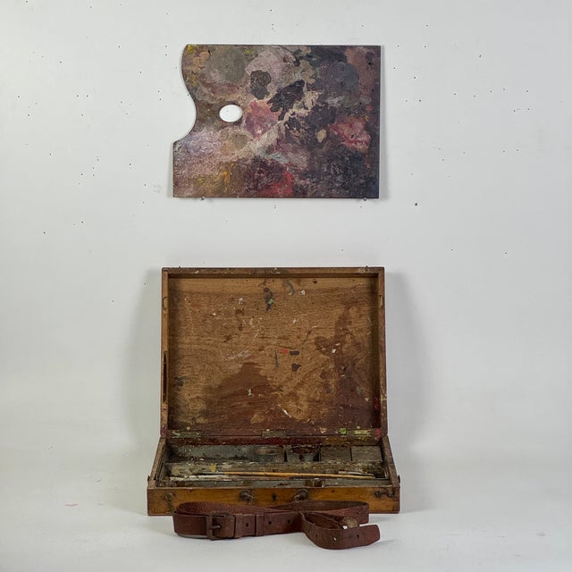 Update: We are told this box is by French manufacturer Lefranc Bourgeois; made in the early 1920s using French Walnut. A...