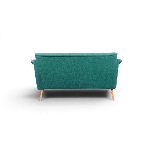 Svante Skogh Mid 20th Century Attributed to Svante Skogh "Model 120" Organic Modern Loveseat For Sale - Image 4 of 5