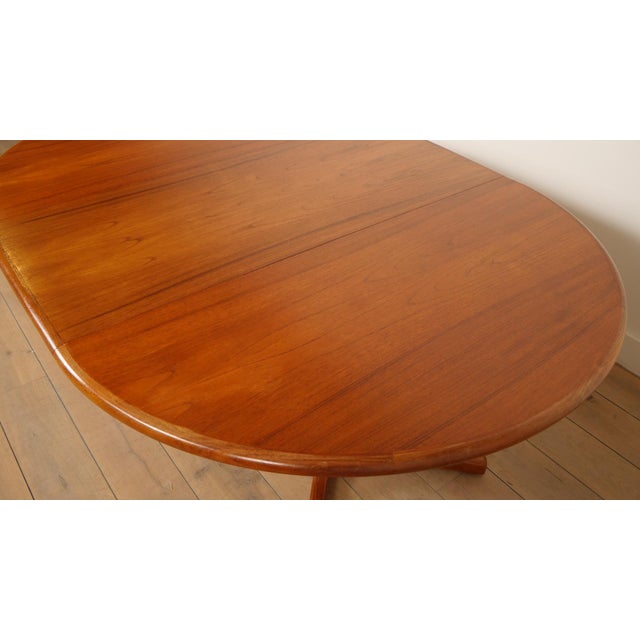 Vintage Teak Dining Table, 1950s For Sale - Image 13 of 14