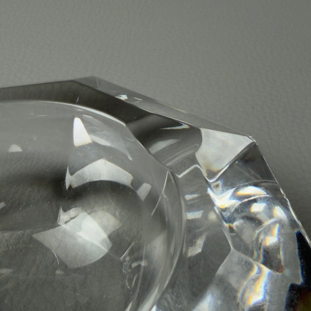 Belgian Crystal Ashtray from Val Saint Lambert For Sale - Image 8 of 11