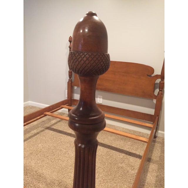 Ethan Allen Four Poster Bedframe Chairish