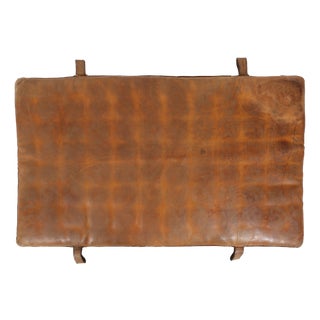 Vintage Thick Leather Gym Mat, 1930s For Sale