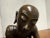 Brown Mid 20th Century Bronze Burmese Monk Statues, Pair For Sale - Image 8 of 12