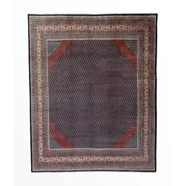 Hand-Knotted Oriental Rug in Wool For Sale - Image 12 of 12