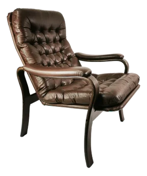 Mid-Century Modren Leather Chair, Denmark, 1970s