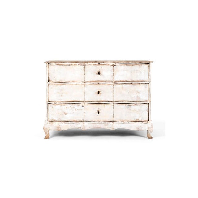 18th Century Gustavian Serpentine Chest For Sale - Image 12 of 12