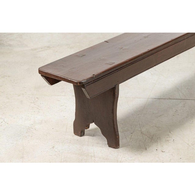 Set of English Convent Pine Benches, 1890 For Sale - Image 10 of 18