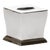 Wildwood Waved Edge Tissue Box - Nickel For Sale