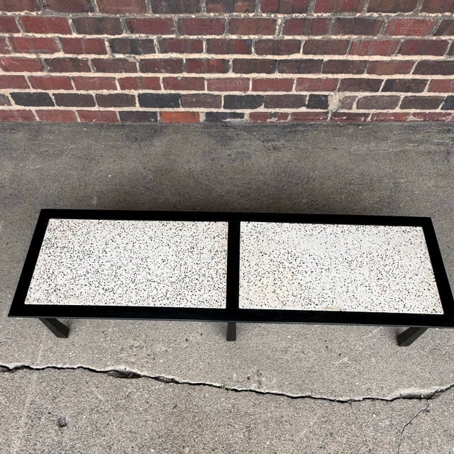 Harvey Probber Black Lacquer and Terrazzo Coffee Table For Sale In Cleveland - Image 6 of 12