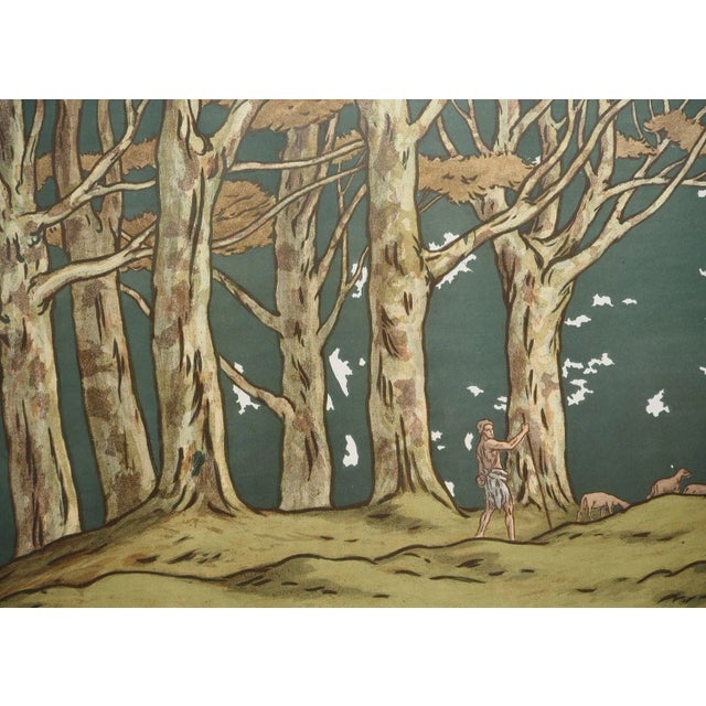 Henri Rivere, The Clearing, Original Lithograph For Sale - Image 5 of 6
