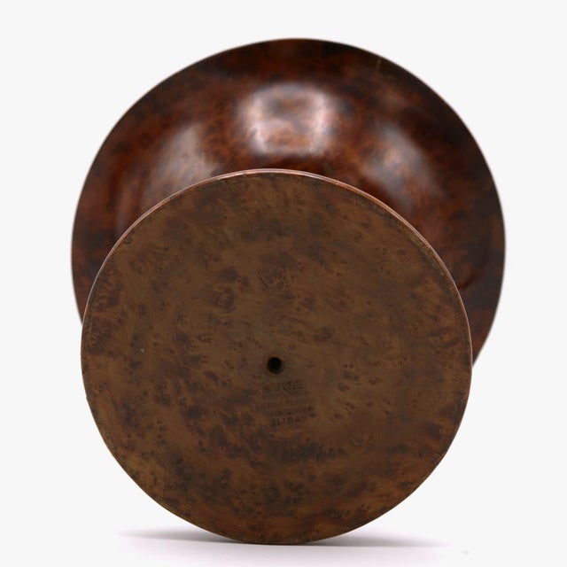 French Art Deco Period Walnut Tazza France 1930 For Sale - Image 4 of 7
