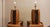 Sienna Pair of 1970's Postmodern Oak and Smoked Lucite Table Lamps With Shades For Sale - Image 8 of 12