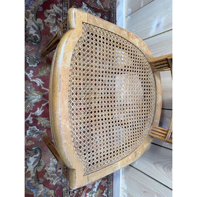 Vintage Louis XVI Style Cane Chairs, 1970s, Set of 6 For Sale - Image 6 of 11
