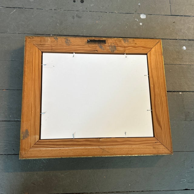 1940’s Original Traditional Rocky Beach Seascape Watercolor Painting For Sale - Image 4 of 4