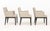 Taupe Christian Liaigre Style Taupe Upholstery Dining Chairs, 6 For Sale - Image 8 of 9