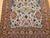 Vintage Persian Isfahan Rug, Hand-Knotted Wool & Silk, Allover Floral Pattern, Ivory & Brick-Red, 4x6 For Sale - Image 13 of 18