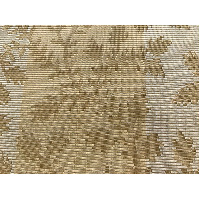 Gold 1990s Colefax and Fowler "Milton Leaf" Fabric- 8 1/2 Yards For Sale - Image 8 of 9