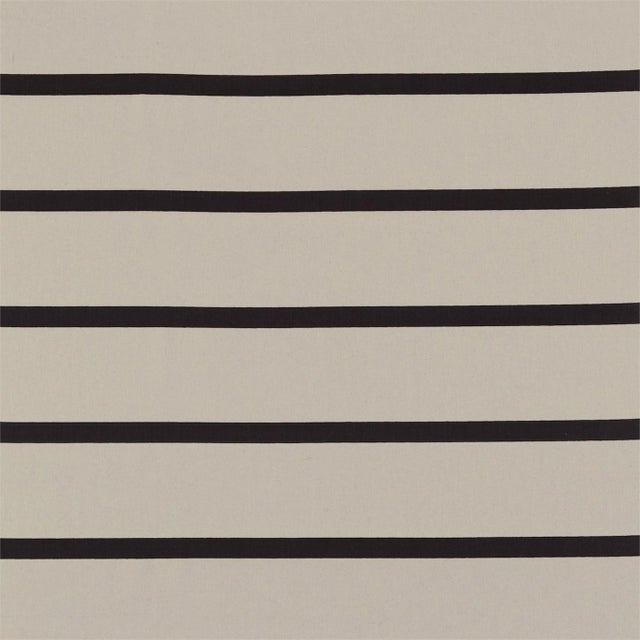 Harlequin Cable Fabric in Stone/Onyx - a Sample For Sale