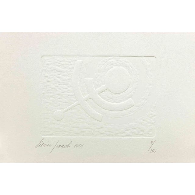 Fausto Maria Franchi, Abstract Composition, Etching, 1988 For Sale