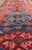 Antique Kurdish Gallery Rug With Indigo Field and Bold Tribal Medallions For Sale - Image 4 of 12