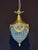 1970 Louis XVI Gold Bronze Crystal Lantern Light - 1 Pc For Sale - Image 9 of 12