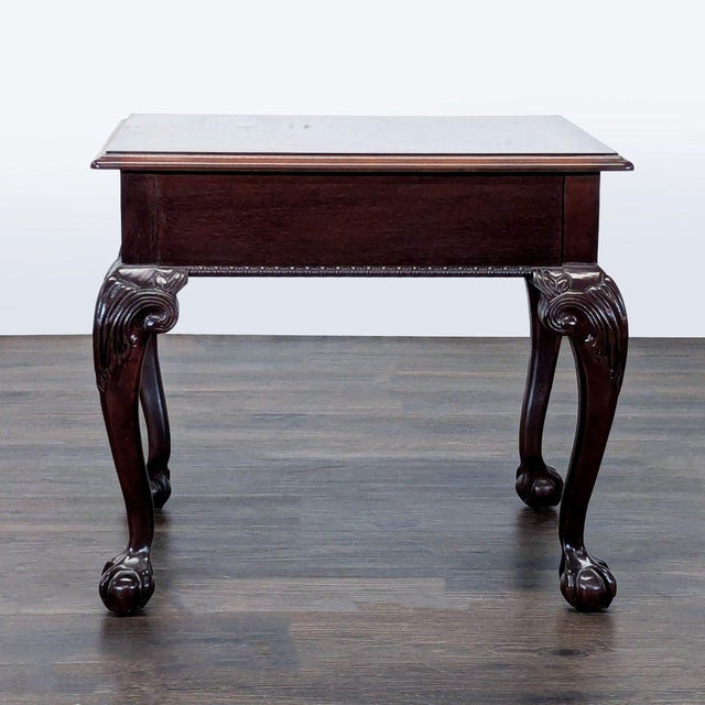 Thomasville Vintage 1994 Thomasville Mahogany End Table For Sale - Image 4 of 10