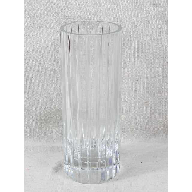 Late 20th Century Vintage Baccarat Crystal Vase For Sale - Image 5 of 7