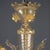 Blown Glass Chandelier with Gilding For Sale - Image 3 of 12