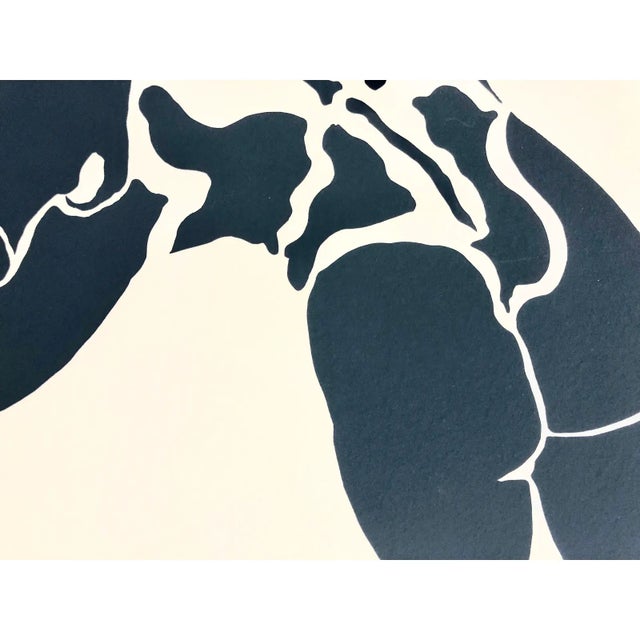 Mid Century Silk Screen Print Nude by Frank Herz 1975 For Sale In New York - Image 6 of 6