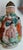 Antique 19th Century Chinese Famille Rose Molded Porcelain Snuff Bottle With Qianlong Mark For Sale - Image 10 of 11
