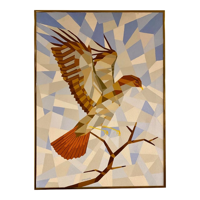 Original Mosaic Painting by Todd For Sale