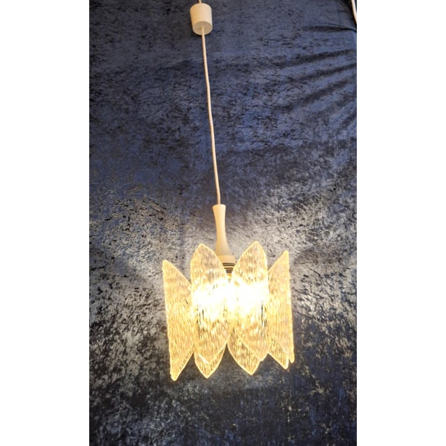 1970s Vintage Ceiling Lamp with Cream-Colored Plastic Mount, 1970s For Sale - Image 5 of 9