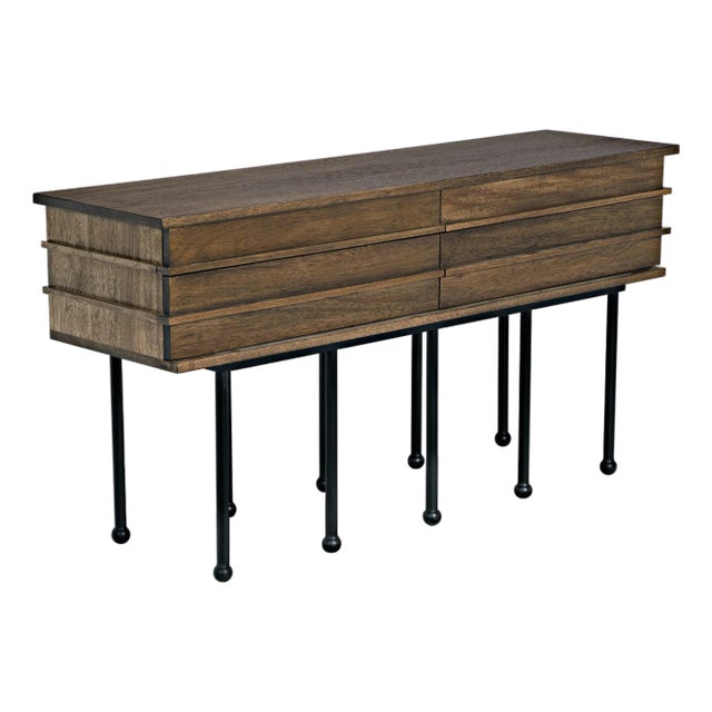 NOIR Oliver Console, Dark Walnut For Sale