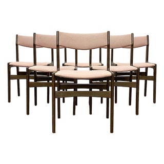 Mid 20th Century 6 Farstrup Style Dining Chairs Danish For Sale