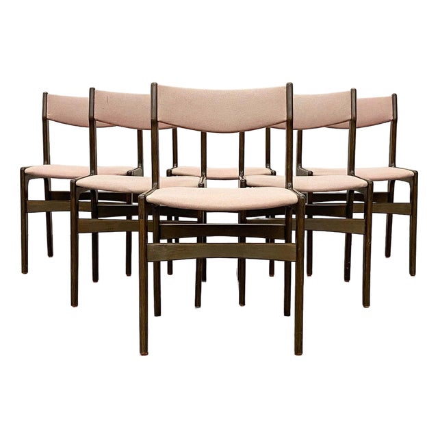 Mid 20th Century 6 Farstrup Style Dining Chairs Danish For Sale