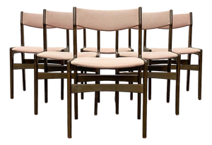 Mid 20th Century 6 Farstrup Style Dining Chairs Danish