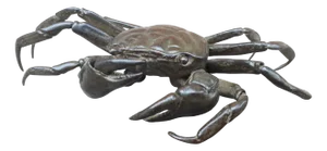 Japanese Meiji Era Artist, Jizai Okimono Sculpture of a Crab, 1890s, Bronze